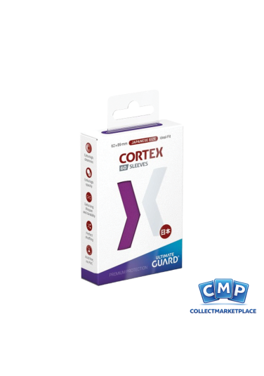 60 Small Ultimate Guard Sleeves - Cortex Purple Japanese