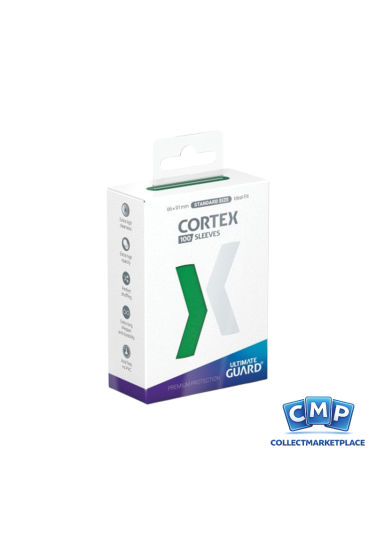 100 Ultimate Guard Sleeves - Cortex Green Standard
