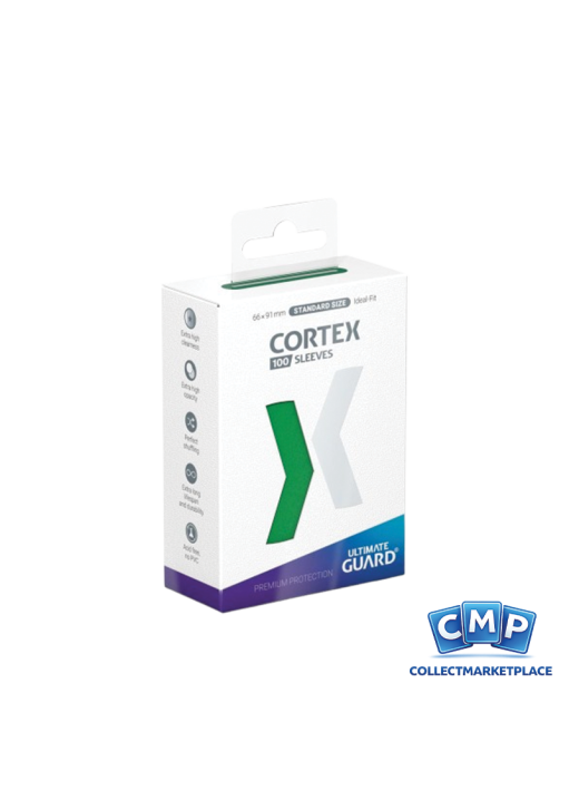 100 Ultimate Guard Sleeves - Cortex Green Standard