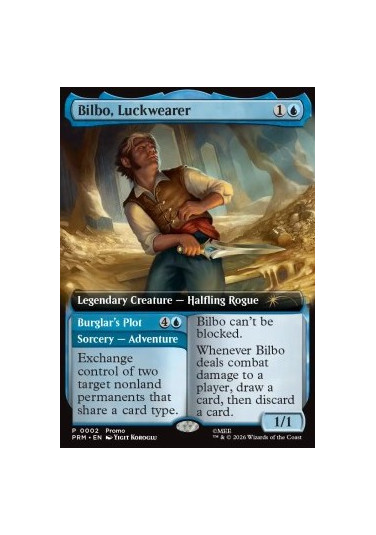 Bilbo, Luckwearer // Burglar’s Plot
