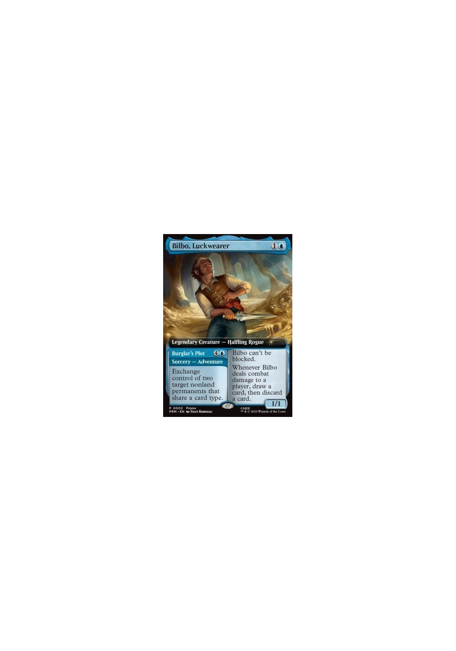 Bilbo, Luckwearer // Burglar’s Plot