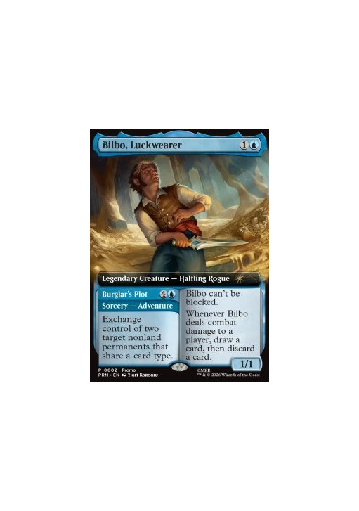 Bilbo, Luckwearer // Burglar’s Plot