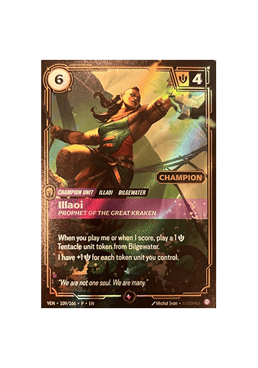 Illaoi, Prophet of the Great Kraken (V.2 - Rare)