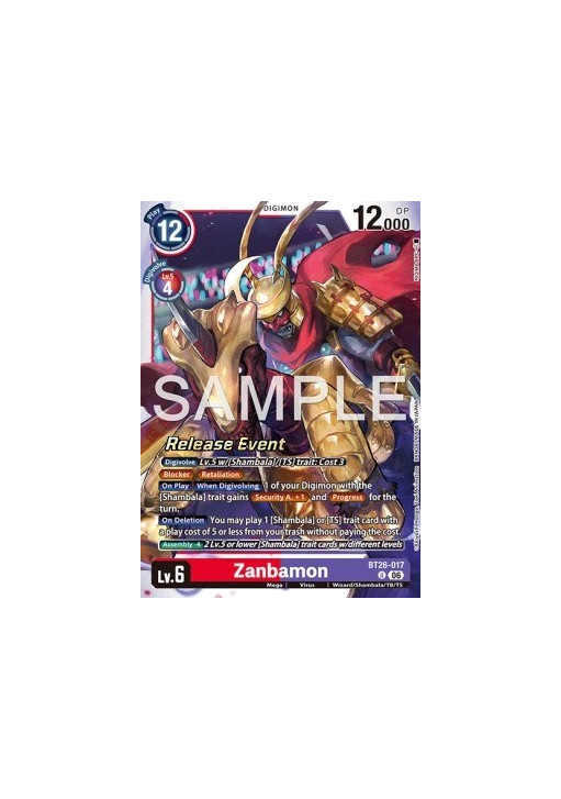 Zanbamon (BT26-017)
