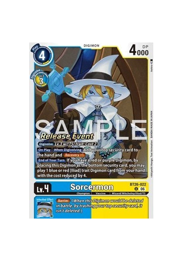 Sorcermon (BT26-022)