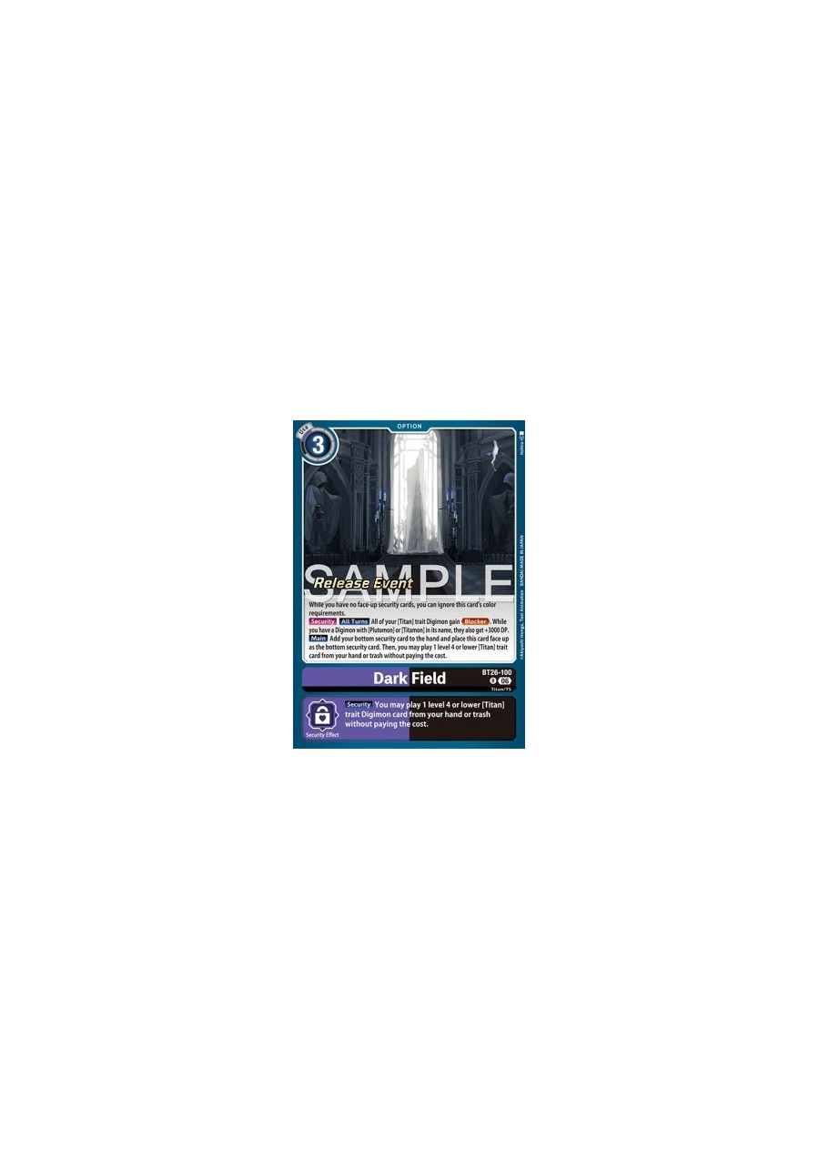 Dark Field (BT26-100)