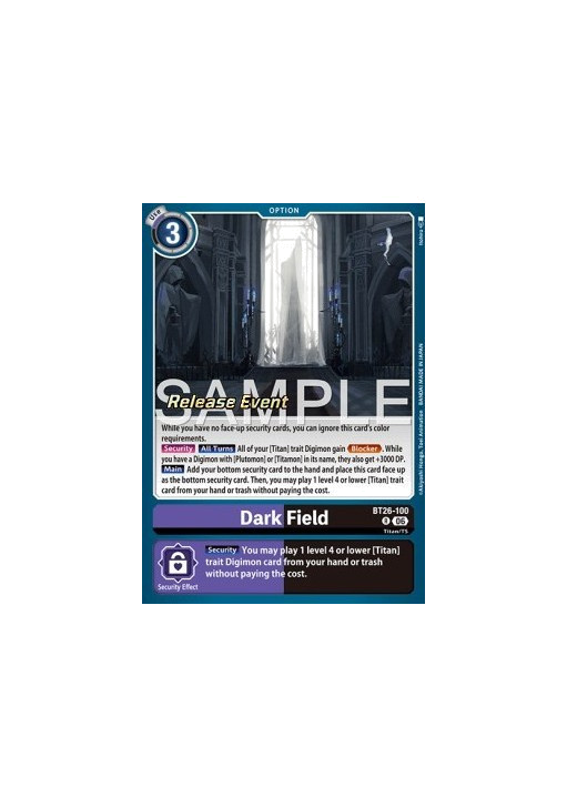 Dark Field (BT26-100)