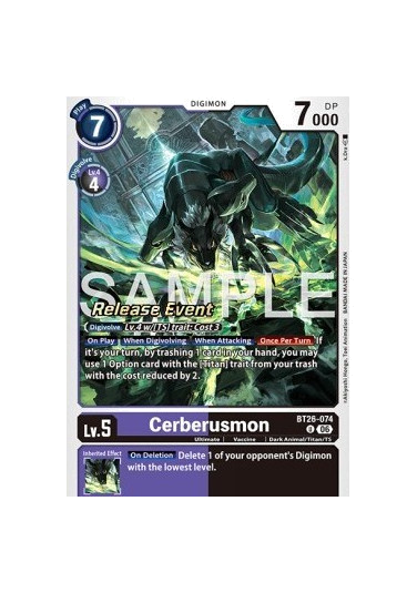 Cerberusmon (BT26-074)