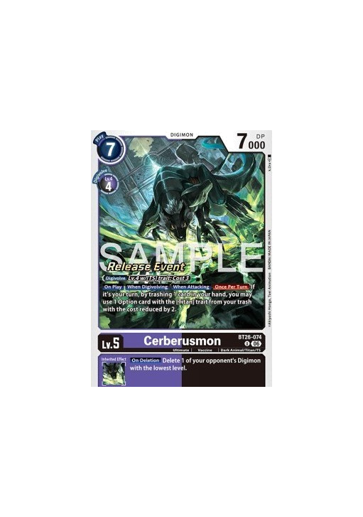 Cerberusmon (BT26-074)