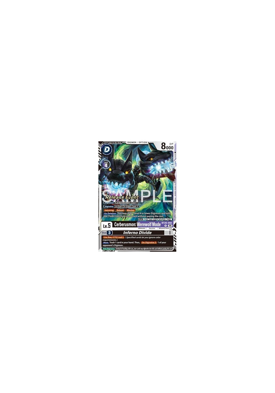 Cerberusmon: Werewolf Mode / Inferno Divide (BT26-056)