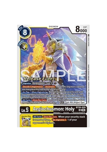 Aegiochusmon: Holy (BT26-029) (V.1)
