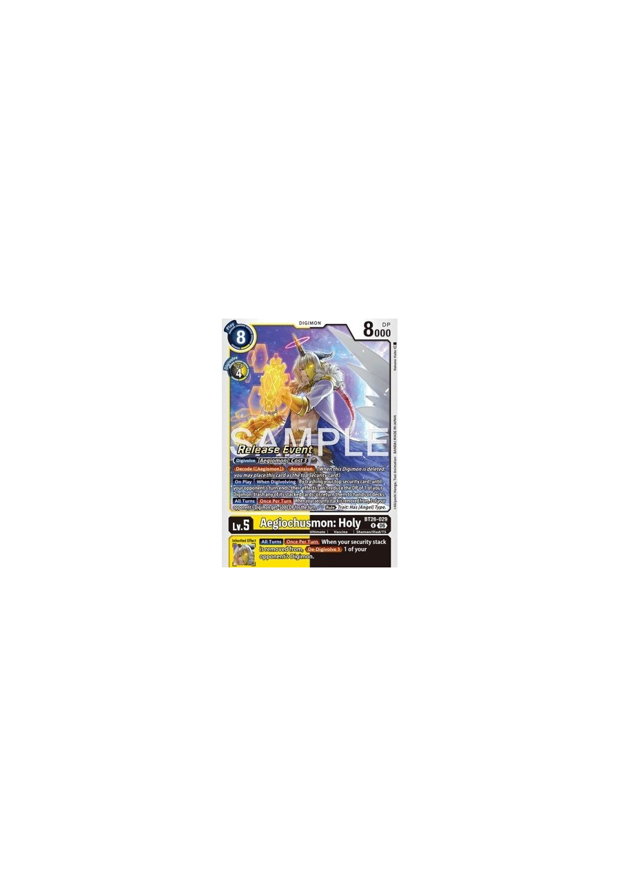 Aegiochusmon: Holy (BT26-029) (V.1)