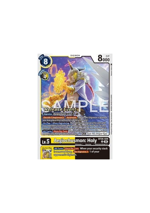 Aegiochusmon: Holy (BT26-029) (V.1)