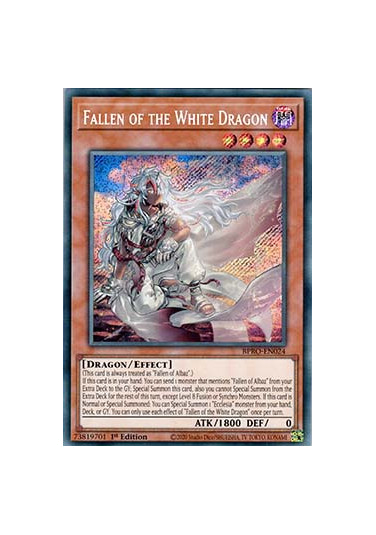 Fallen of the White Dragon (V.1 - Secret Rare)