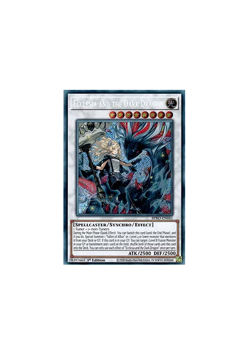 Ecclesia and the Dark Dragon (V.1 - Secret Rare)