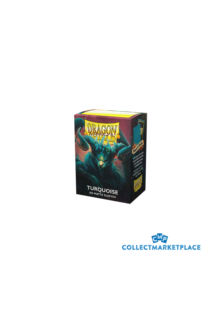 Dragon Shiel Matte Turquoise standard Size 100