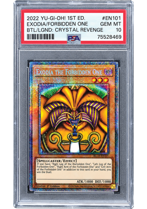 Yu-Gi-Oh! Exodia The Forbidden One - 1st Edition PSA 10 ENG