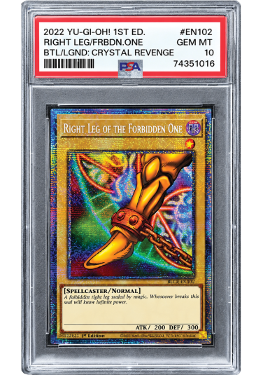 Yu-Gi-Oh! Right Leg of The Forbidden One - 1st Edition PSA 10 ENG
