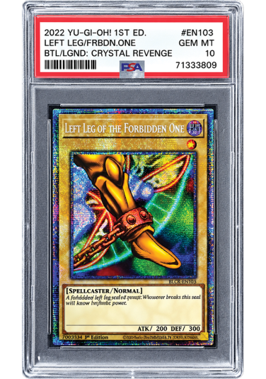 Yu-Gi-Oh! Left Leg of The Forbidden One - 1st Edition PSA 10 ENG