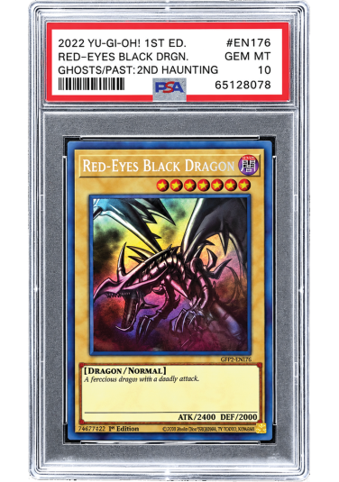 Yu-Gi-Oh! Red-Eyes Black Dragon - 1st Edition PSA 10 ENG
