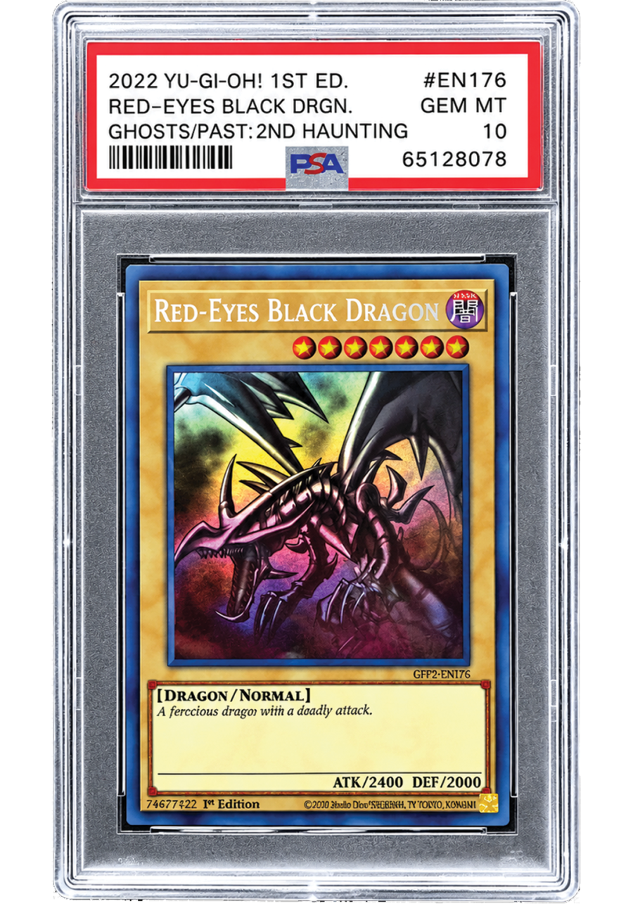Yu-Gi-Oh! Red-Eyes Black Dragon - 1st Edition PSA 10 ENG