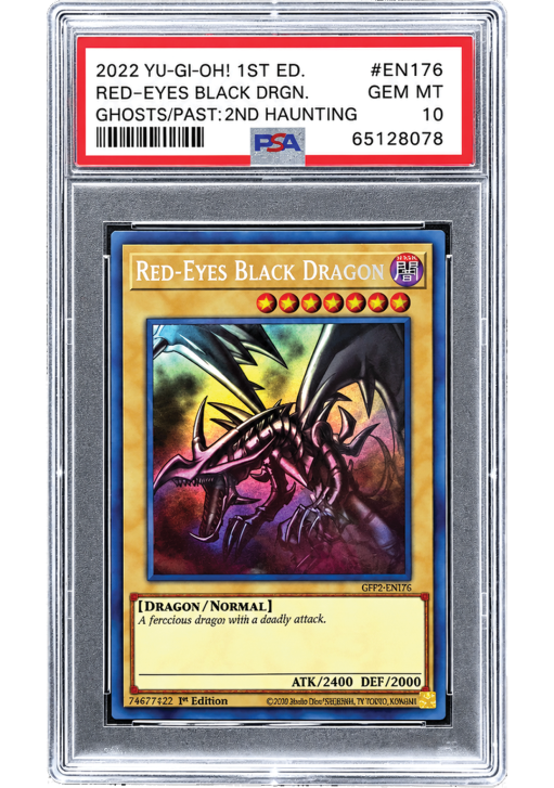 Yu-Gi-Oh! Red-Eyes Black Dragon - 1st Edition PSA 10 ENG