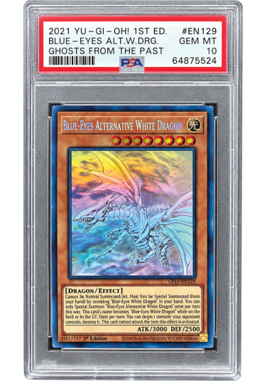Yu-Gi-Oh! Blue-Eyes Alternative White Dragon - 1st Edition PSA 10