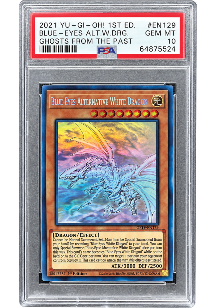 Yu-Gi-Oh! Blue-Eyes Alternative White Dragon - 1st Edition PSA 10