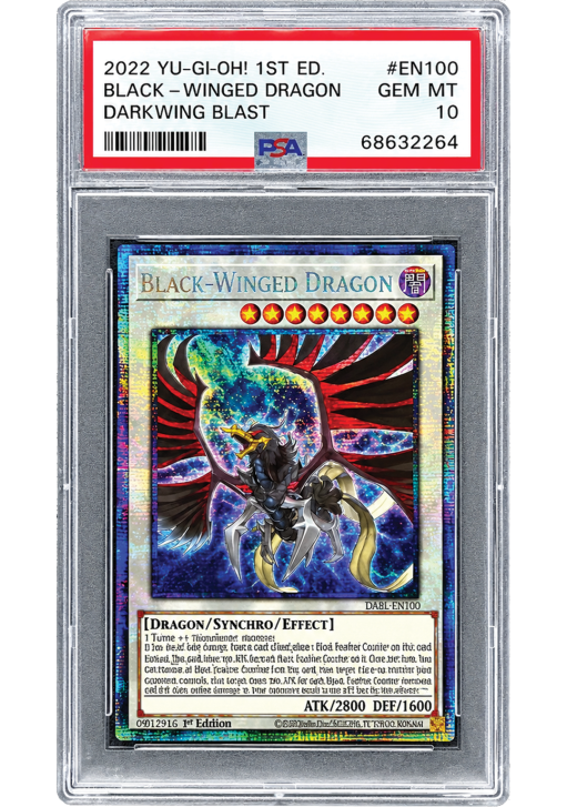 Yu-Gi-Oh! Black-Winged Dragon - 1st Edition PSA 10 ENG