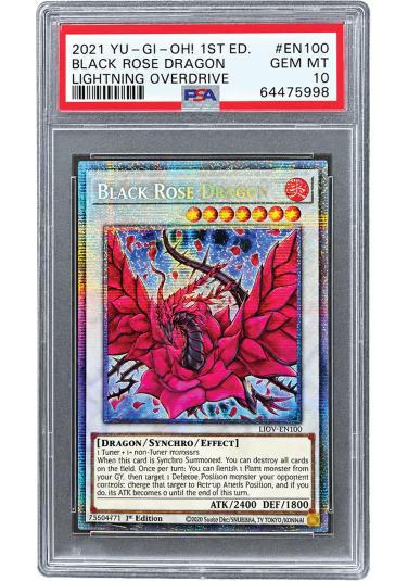 Yu-Gi-Oh! Black Rose Dragon - 1st Edition PSA 10 ENG
