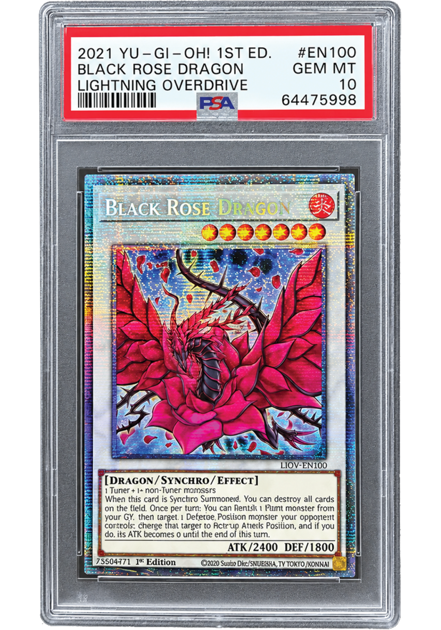 Yu-Gi-Oh! Black Rose Dragon - 1st Edition PSA 10 ENG