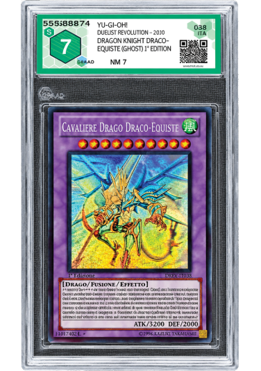 Yu-Gi-Oh! Cavaliere Drago Draco-Equiste - 1st Edition GRAAD 7 ITA