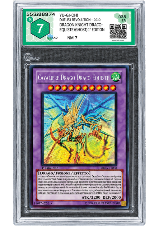Yu-Gi-Oh! Cavaliere Drago Draco-Equiste - 1st Edition GRAAD 7 ITA