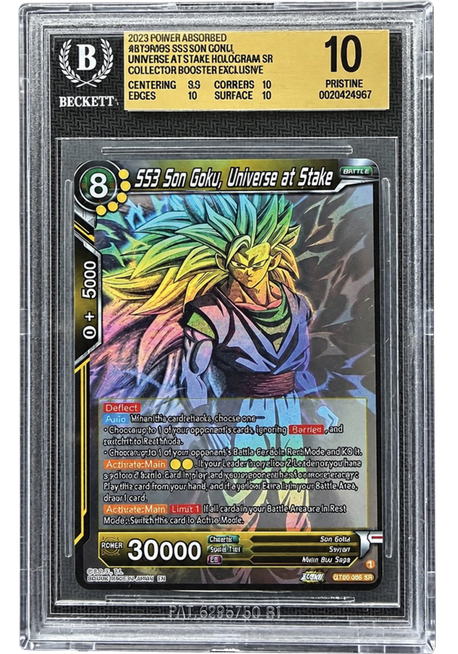 Dragon Ball Super SS3 Son Goku, Universe at Stake - Hologram SR BECKETT 10