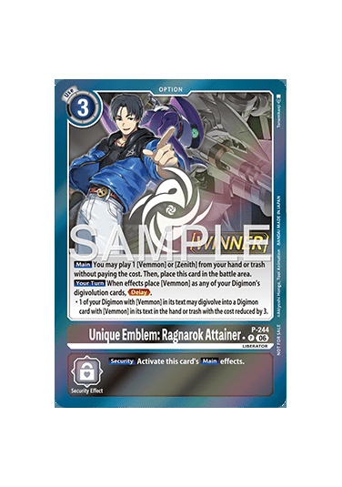 Unique Emblem: Ragnarok Attainer (P-244)