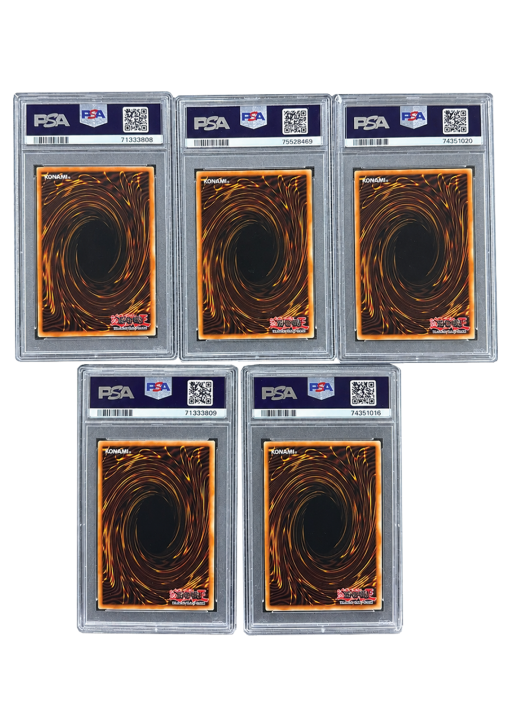 Yu-Gi-Oh! Exodia The Forbidden One - Complete Set 1st Edition PSA 10 ENG