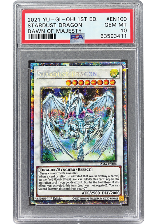 Yu-Gi-Oh! Stardust Dragon - 1st Edition PSA 10 ENG