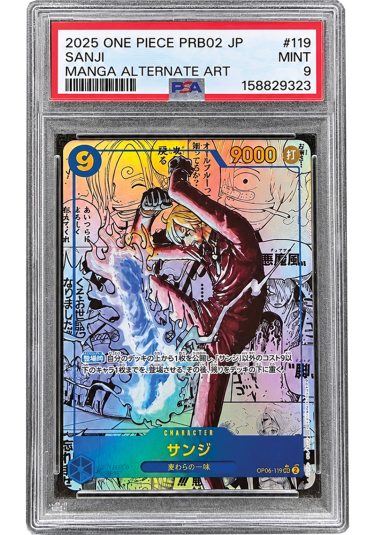 One Piece Sanji OP06-119 Manga Alternative Art PRB02 JAP
