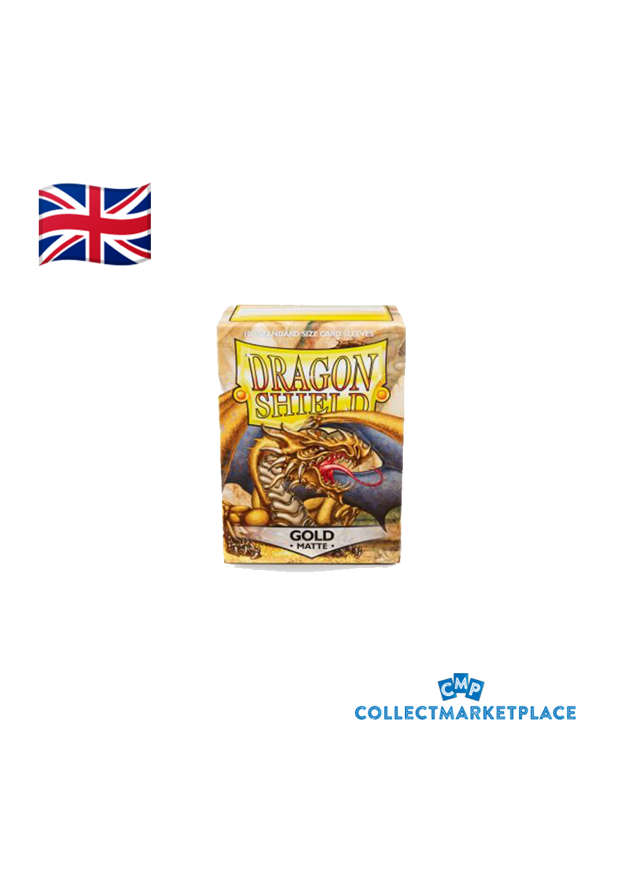 Dragon Shield Matte Gold Standard Size 100 Dragon Shield Matte Gold Standard Size 100