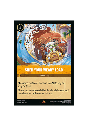 Shed Your Weary Load