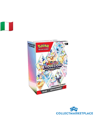 Pokémon Scarlet & Violet 8.5 Prismatic Evolution Bundle ITA