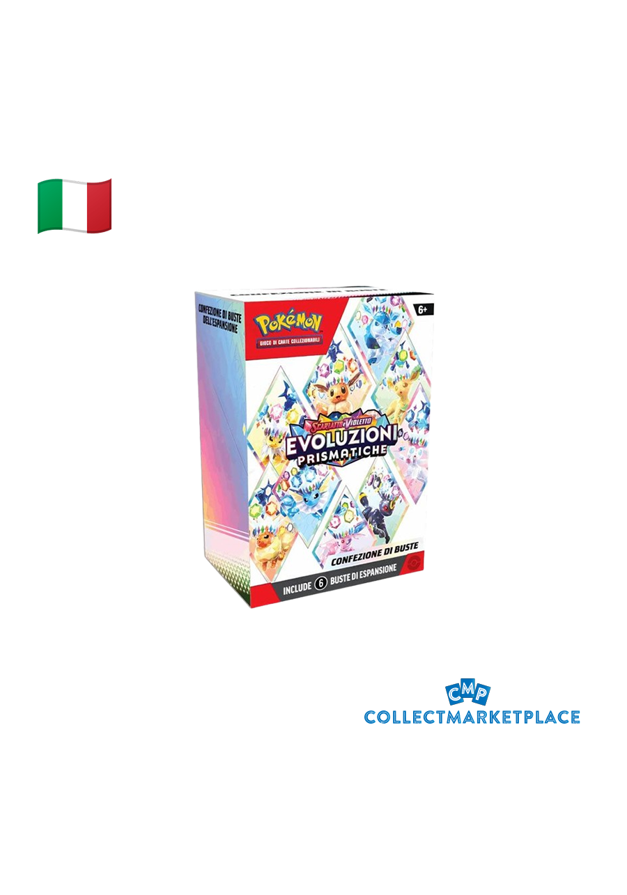 Pokémon Scarlet & Violet 8.5 Prismatic Evolution Bundle ITA