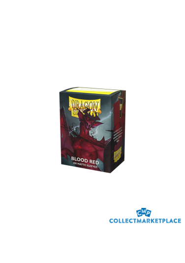 Dragon Shield Matte Blood Red Standard Size 100