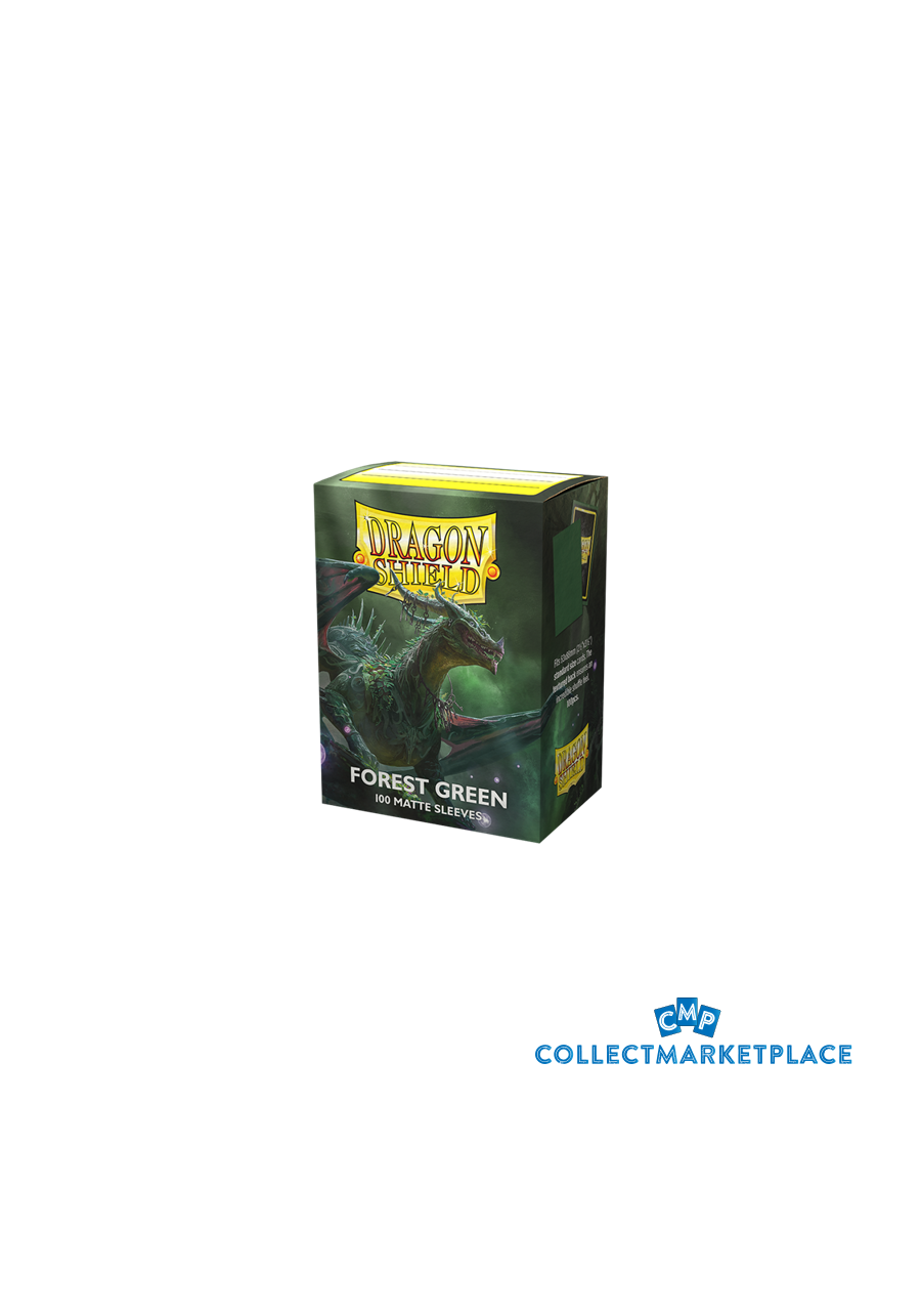Dragon Shield Matte Forest Freen Standard Size 100