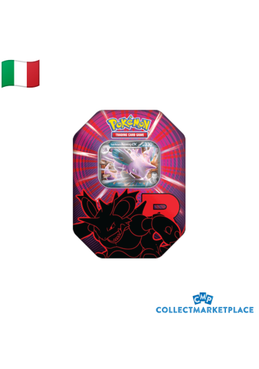 Pokemon Collection Tin Team Rocket Nidoking ITA