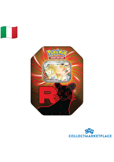 Pokemon Collection Tin Team Rocket Persian ITA