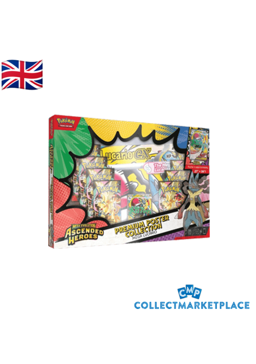 Pokemon Mega Evoluzioni Collezione Poster Premium Mega Lucario ENG