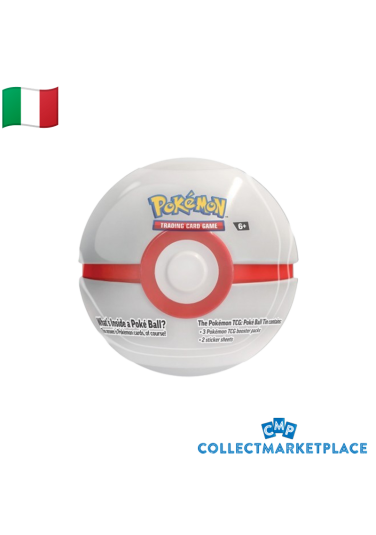 Pokemon Tin Poke Ball Novembre 2025 Premier Ball ITA