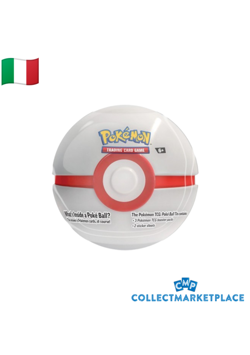 Pokemon Tin Poke Ball Novembre 2025 Premier Ball ITA