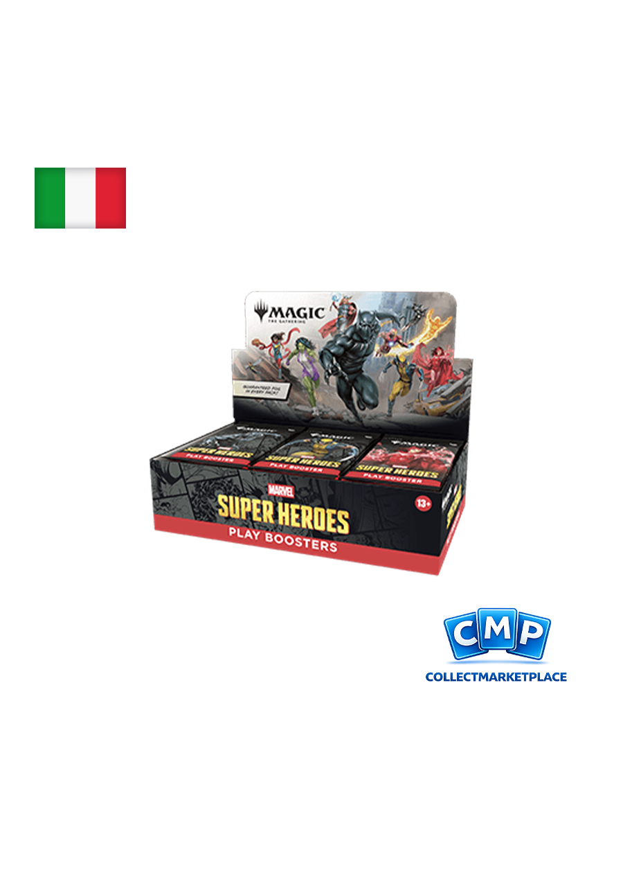Magic The Gathering: Marvel Super Heroes Play Booster Display ITA